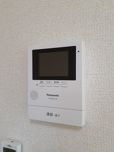 パークハイム敷島Ａのセキュリティ|モニター付インターホン