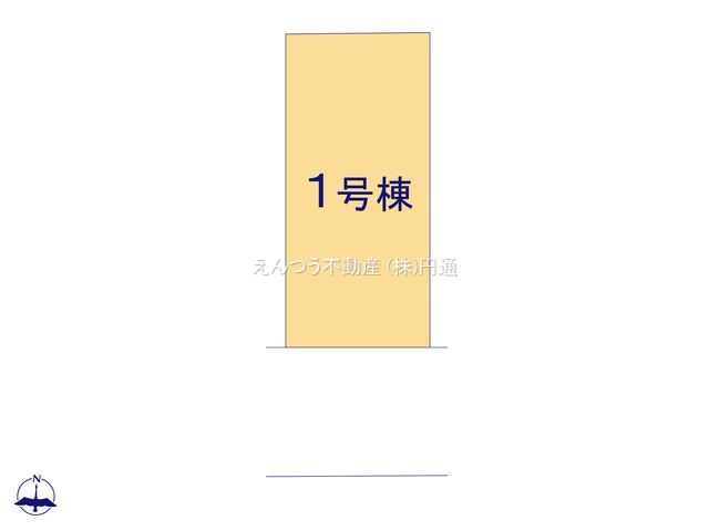 安井1丁目の区画図