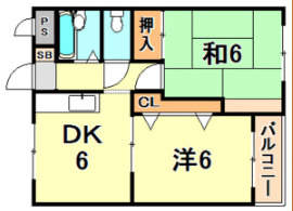セオコート高丸の間取り