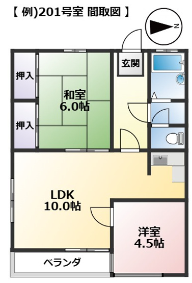 【間取り】 | 茂原市道表　アパート2棟