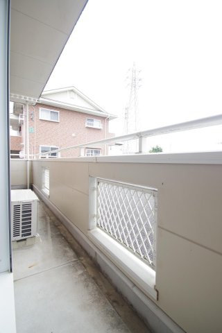 ハイツサンライズＣ棟のバルコニー