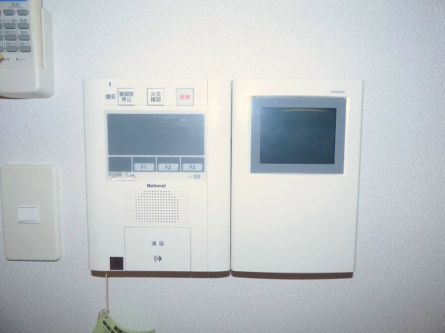 モニターフォン付きで安心です 