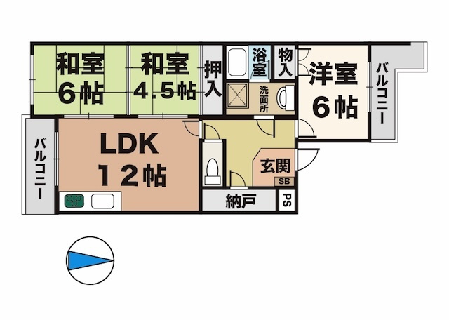 グランベア今井の間取り