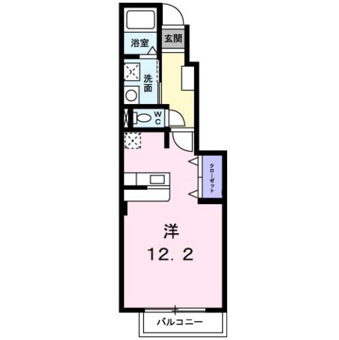 エスパース　彩華Ａの間取り