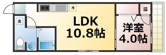 【間取り】 | FmaisonLOREⅤ番館　仲介手数料無料