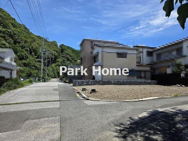 高知市十津5丁目-建築条件付き-売土地の前面道路含む現地写真