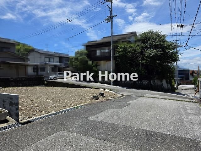 高知市十津5丁目-建築条件付き-売土地の前面道路含む現地写真