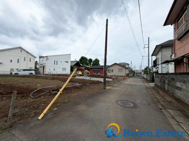 売地　高座郡寒川町一之宮1丁目の前面道路含む現地写真