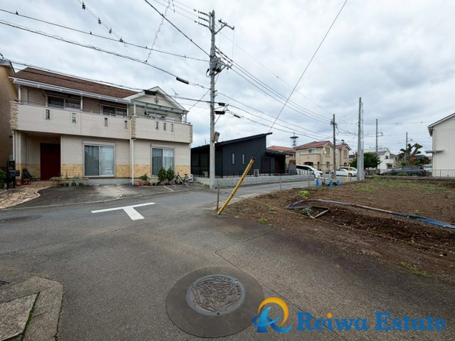 売地　高座郡寒川町一之宮1丁目の前面道路含む現地写真