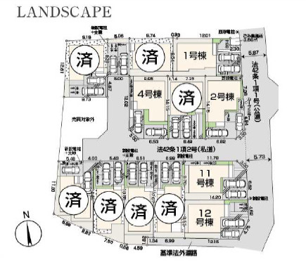 【区画図】 | ご家族様のプライベート空間が確保できる素敵な間取りです。また敷地ゆったりですので、おうち時間を楽しむのにもぴったりですね♪