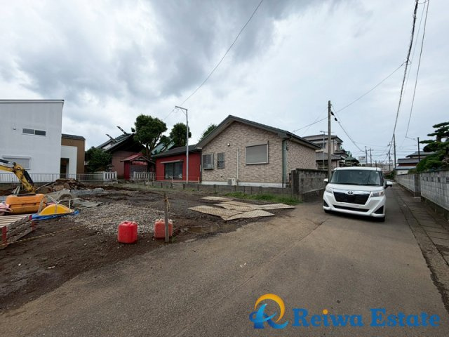 売地　高座郡寒川町一之宮1丁目の前面道路含む現地写真