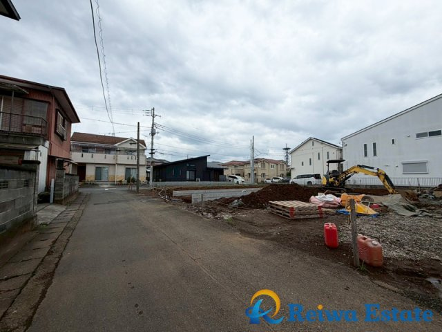 売地　高座郡寒川町一之宮1丁目の前面道路含む現地写真