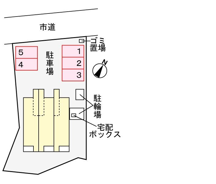 レイヨン・ドゥ・ソレイユ　　刈谷市近郊の賃貸はクラスホーム刈谷店の区画図
