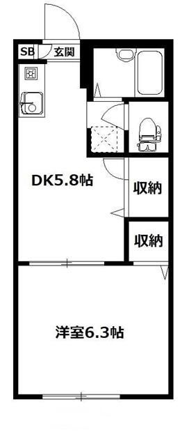 横浜市旭区二俣川１丁目のアパート