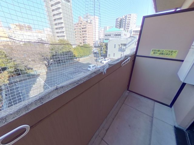 パレス河原町のバルコニー