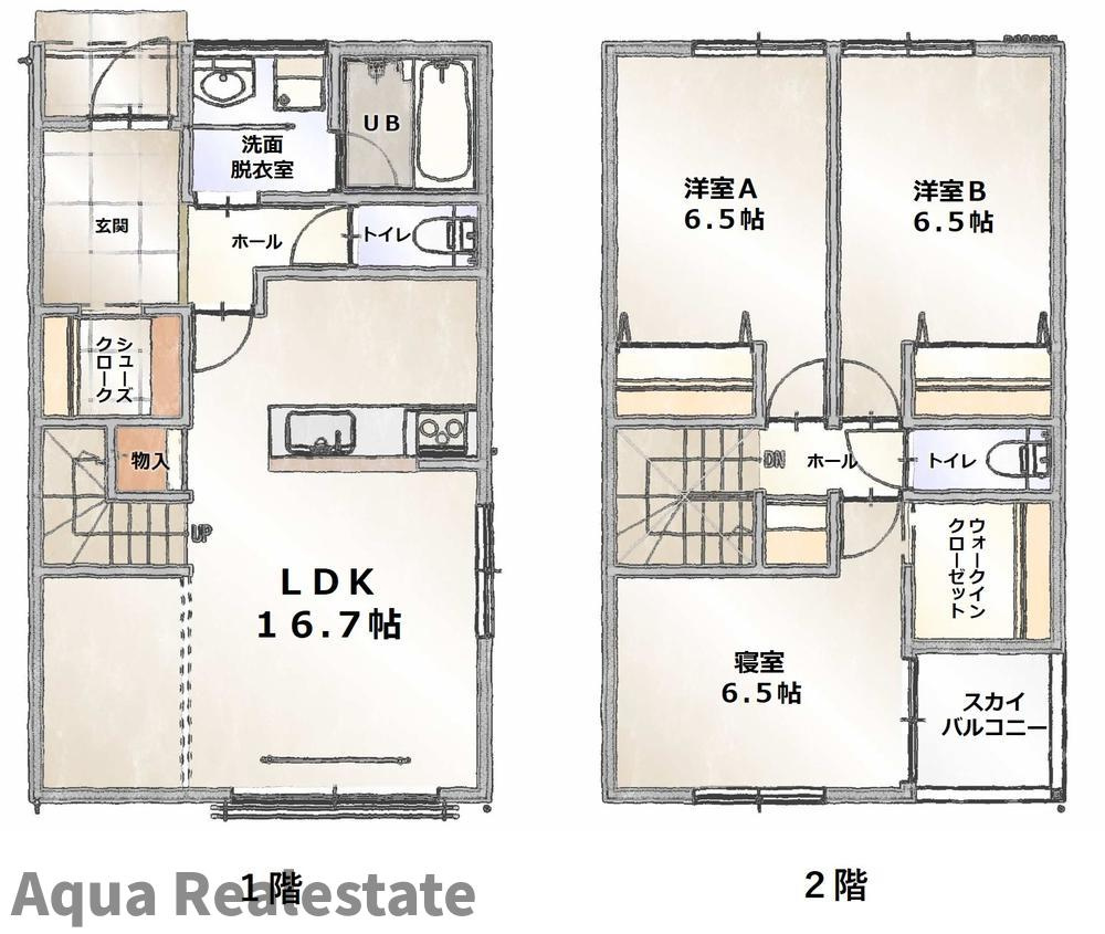 リラクス屋島Ⅰの間取り