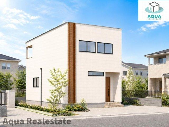 リラクス屋島Ⅰの外観パース|おしゃれな外観です
