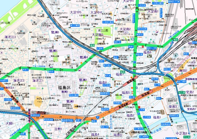 【地図】 | エスリード福島WEST