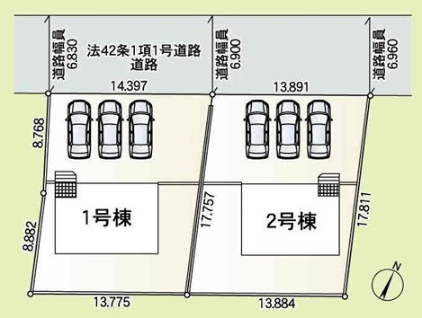 【区画図】 | CRADLE GARDEN上里町勅使河原 第18　新築住宅