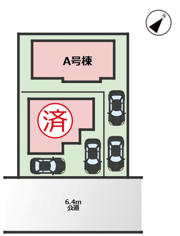 緑区兵庫2丁目412番｜名古屋市の戸建ならホームアップの区画図