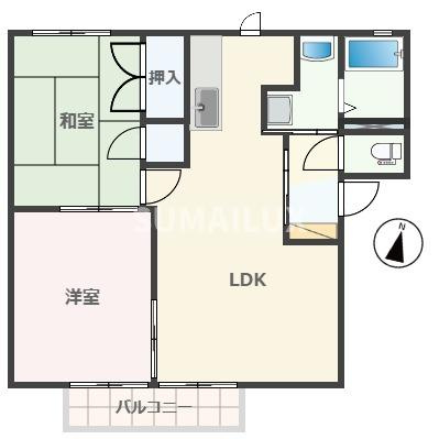 ディアス田上の間取り