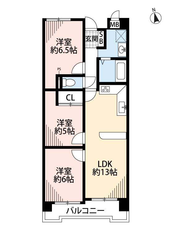 宝マンション小牧の間取り|リフォーム中！８月中頃完成予定。