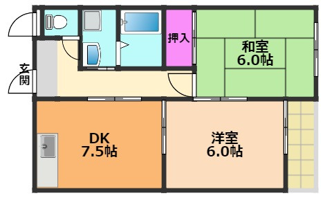シエテ高槻の間取り