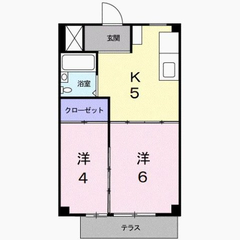 【間取り】 | シングルハウスＫ