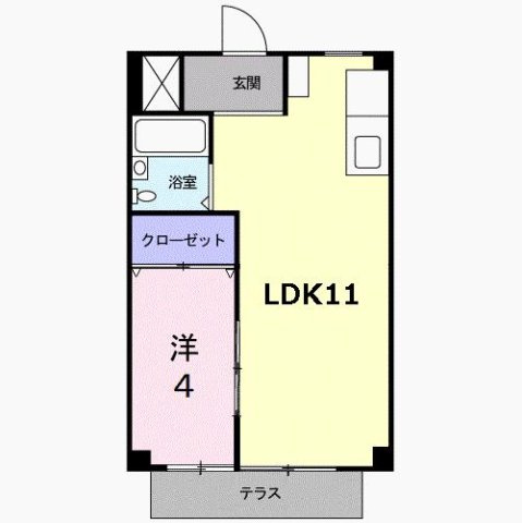 【間取り】 | シングルハウスＫ