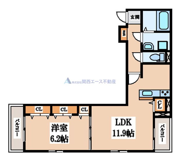 【間取り】 | ヴァレンティア若江本町