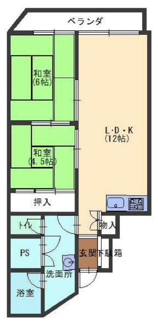 二条プラザの間取り
