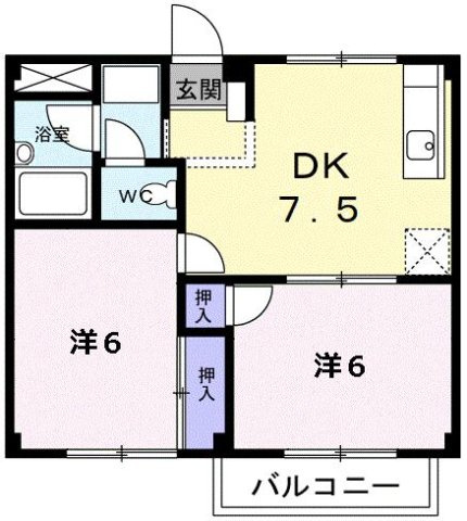 【間取り】 | 第２コーポかとう