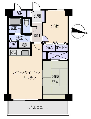 ライオンズマンション熱海梅園の間取り
