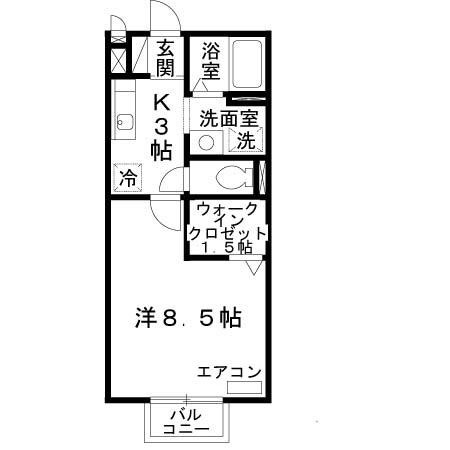 サンロイヤルⅠの間取り