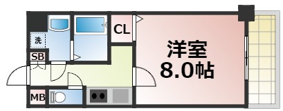 【間取り】 | S-RESIDENCE緑橋駅前 仲介手数料無料
