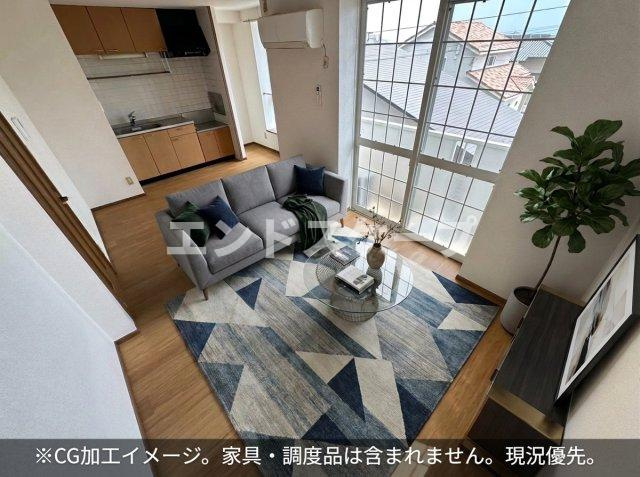リヴィエールＢの居間・リビング|高崎、前橋のお部屋探しはエンドスケープまで！お客様の理想お聞かせ下さい♪