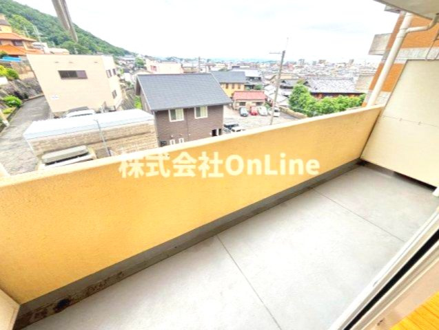 第3コーポ平野のバルコニー