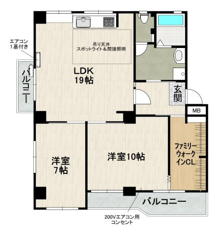 中山五月台住宅の間取り