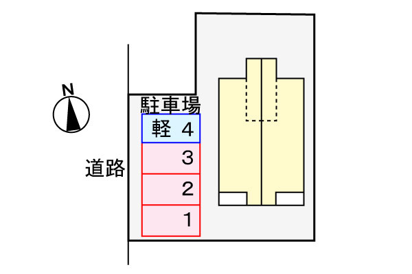 エアリー矢上の区画図