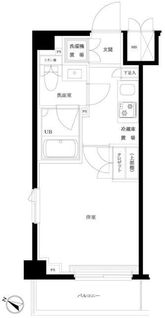 ルーブル横濱南太田弐番館の間取り