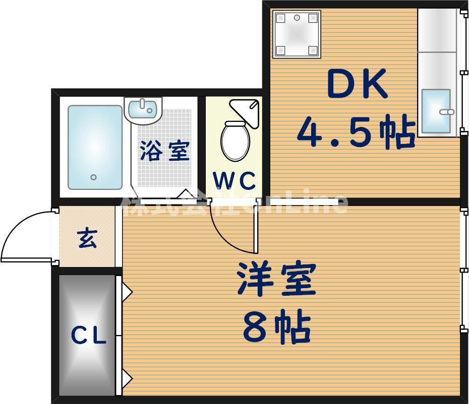 勝和園別館の間取り