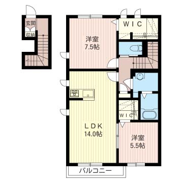 グレーシア　ソルの間取り