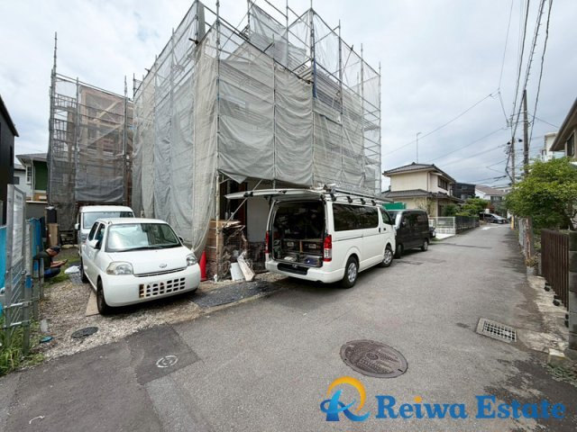 新築戸建　藤沢市辻堂東海岸1丁目の前面道路含む現地写真