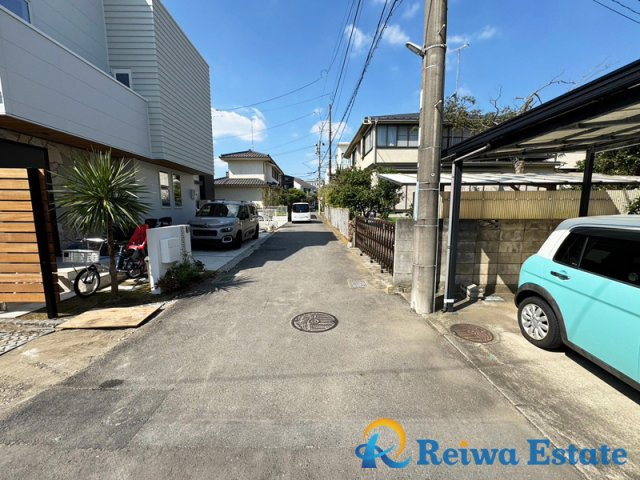 新築戸建　藤沢市辻堂東海岸1丁目の前面道路含む現地写真