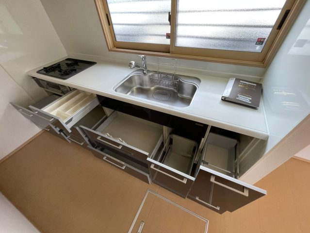 村山戸建借家A棟のキッチン