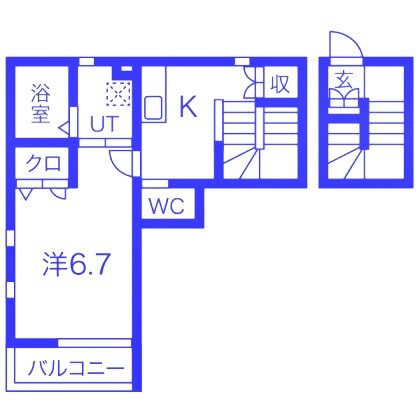 Bonheur中浦和A棟の間取り