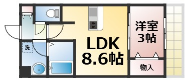 【間取り】 | AILE東中浜　仲介手数料無料