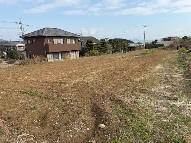 東岐波字吉田山　畑の外観