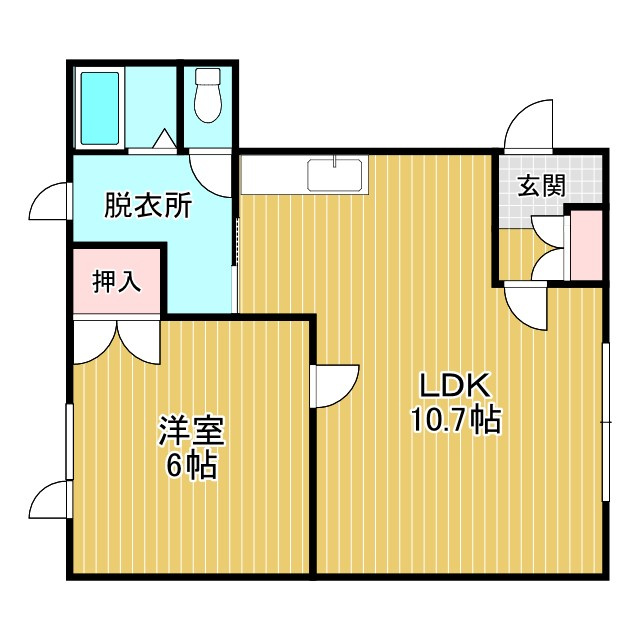 ラッキーストリッジⅤの間取り