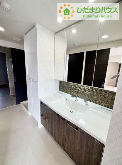 グランフォセットいわきリバーサイド　中古マンションの洗面所